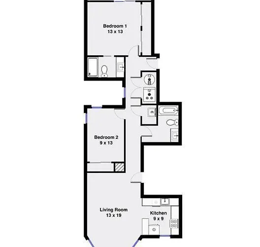 Apartamento 870 1&2 - 2 Separate In Same Building